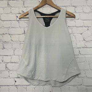 The North Face Flashdry Womens Medium Grey Black 2 in 1 Sports Bra Athletic